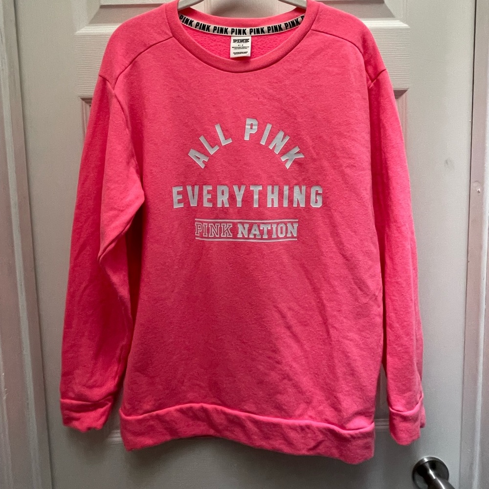 VS Pink Oversized Sweatshirt